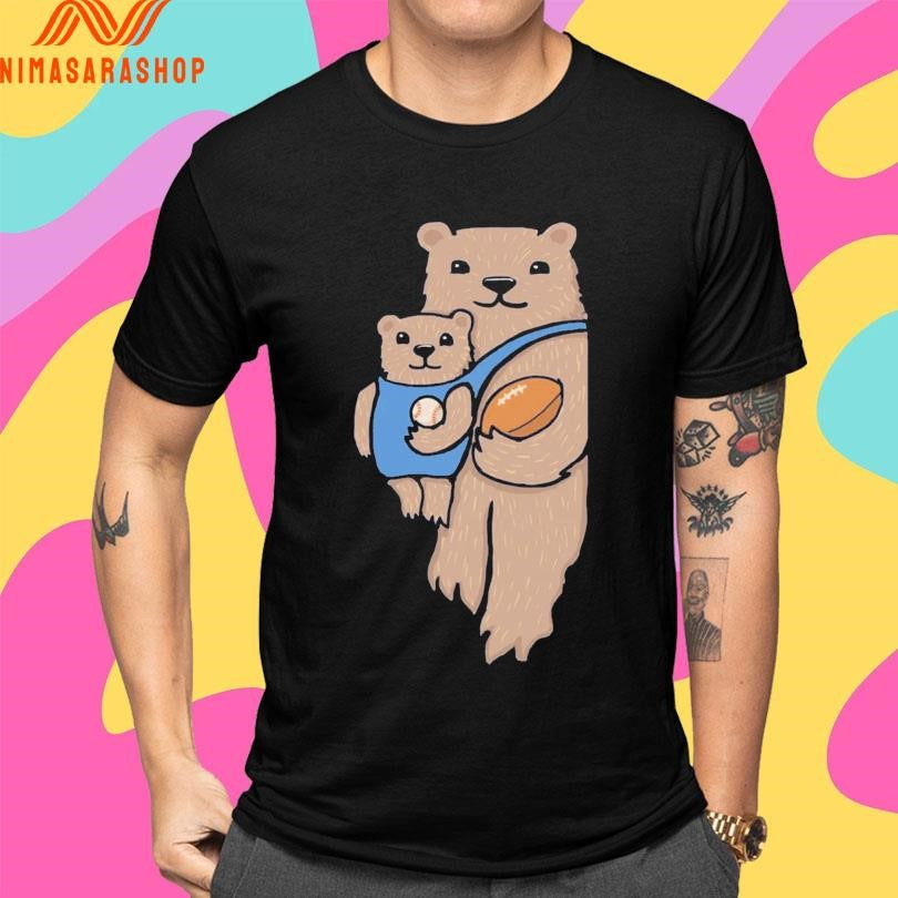 Illinois Bear And Cub Baseball Shirts