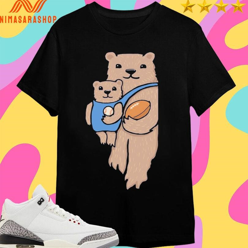 Illinois Bear And Cub Baseball Shirts