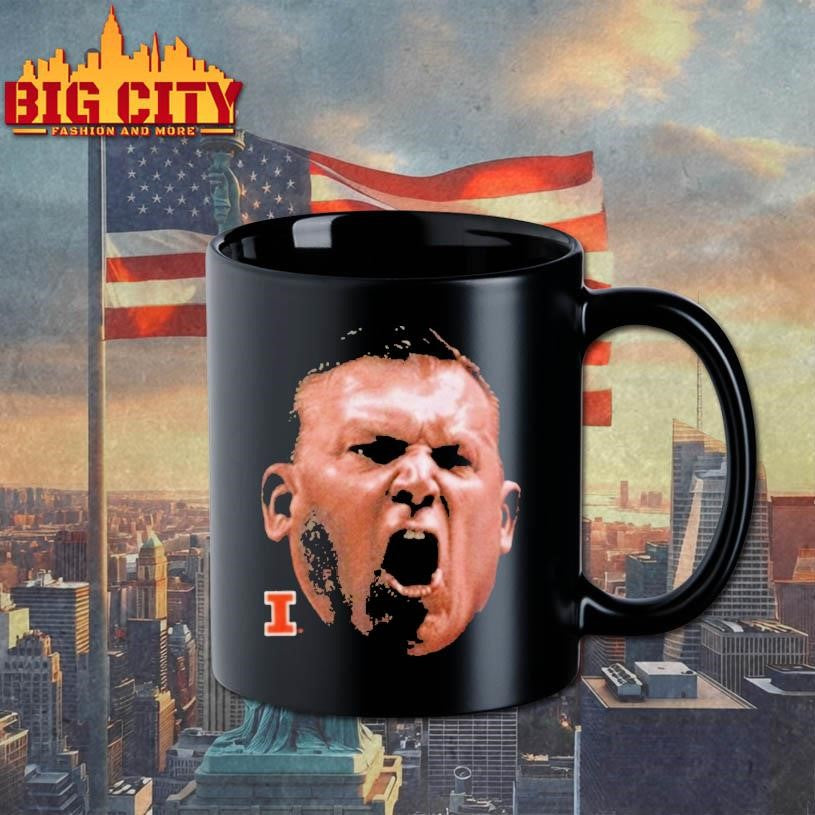Illinois Bret Bielema Big Face Shirt