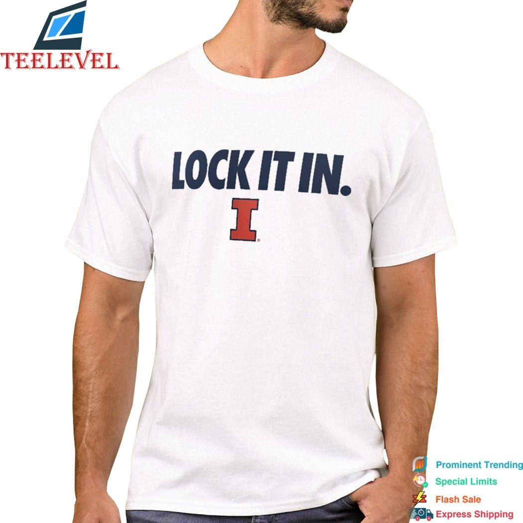 Illinois Fighting Illini Lock It In  T-Shirts