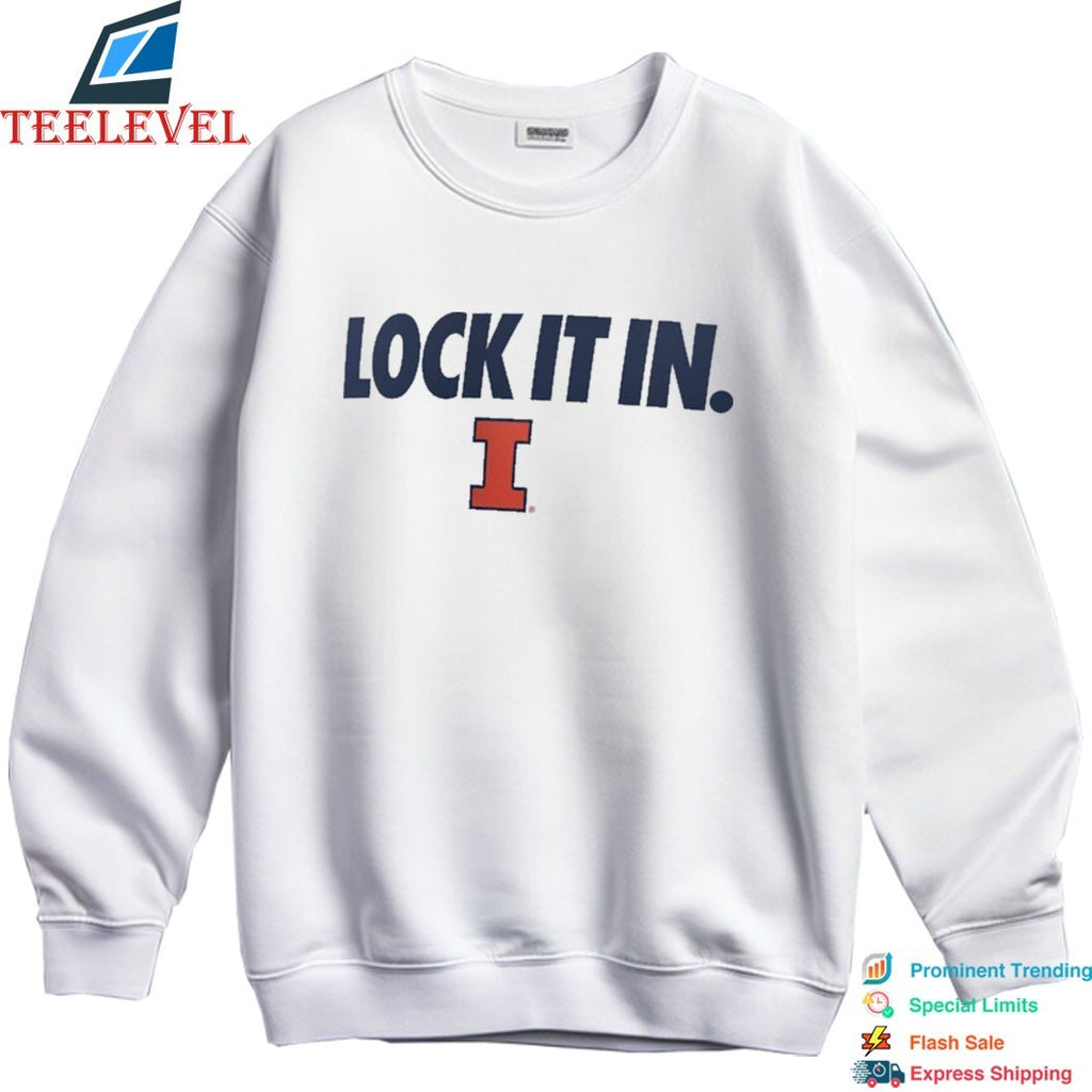 Illinois Fighting Illini Lock It In  T-Shirts