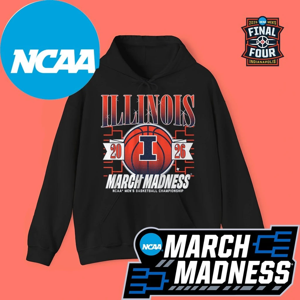 Illinois Fighting Illini MBB 2026 NCAA Women’s Basketball Championship March Madness Logo Shirt