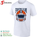 Illinois Fighting Illini football helmet shirt