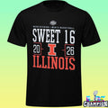 Illinois Men’s Basketball 2026 Sweet 16 Men’s Basketball March Madness Shirt