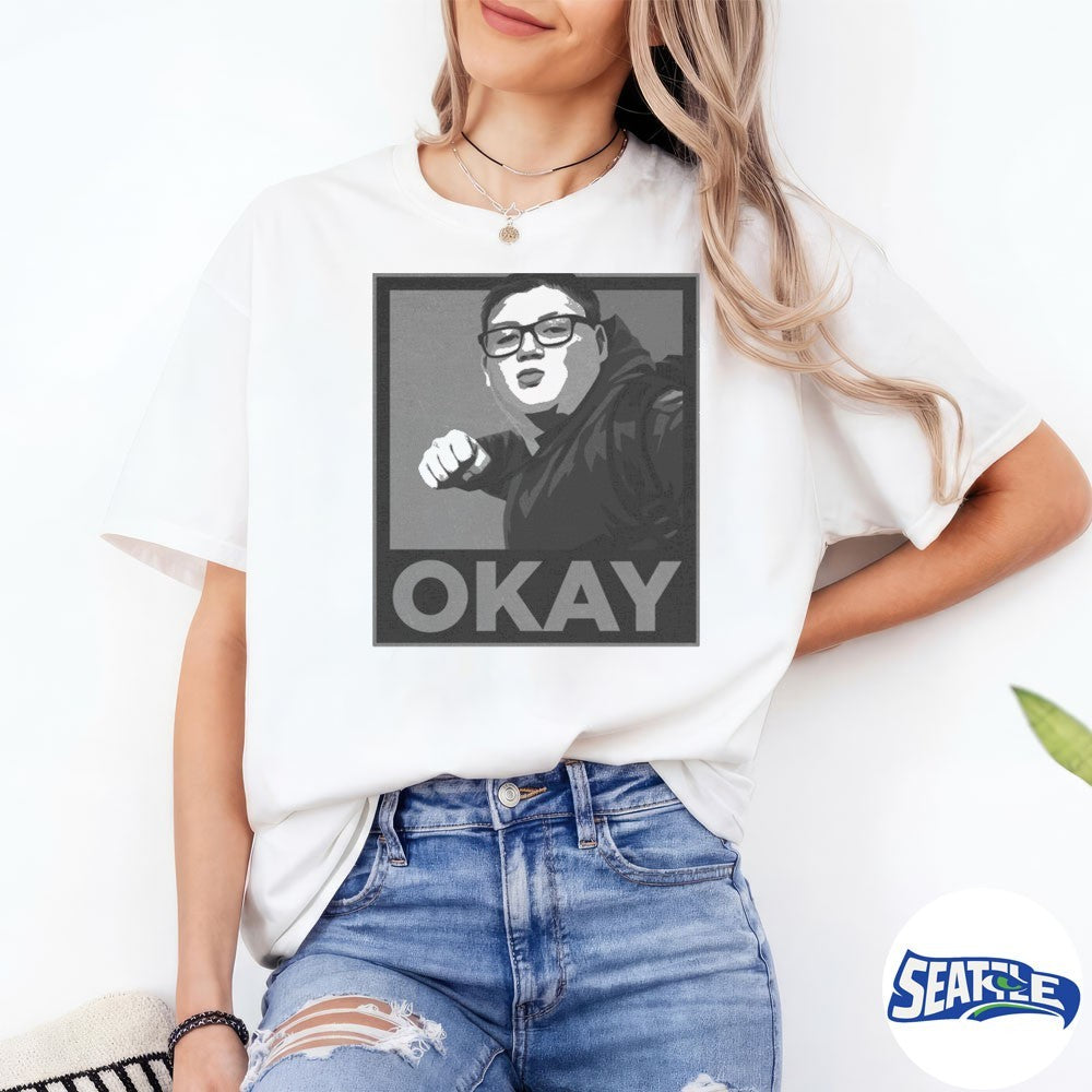 Illinois Punching Nazis Kid OKAY – Best Funny 2026 Black and White shirt