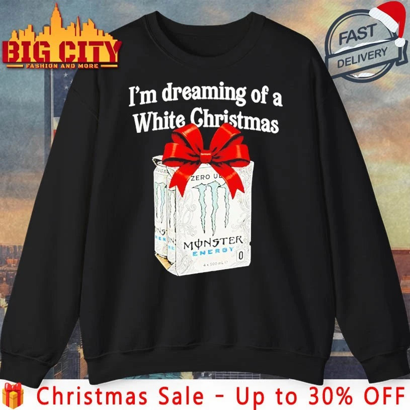 I’m Dreaming Of A White Christmas Zero Monster enerdy shirt