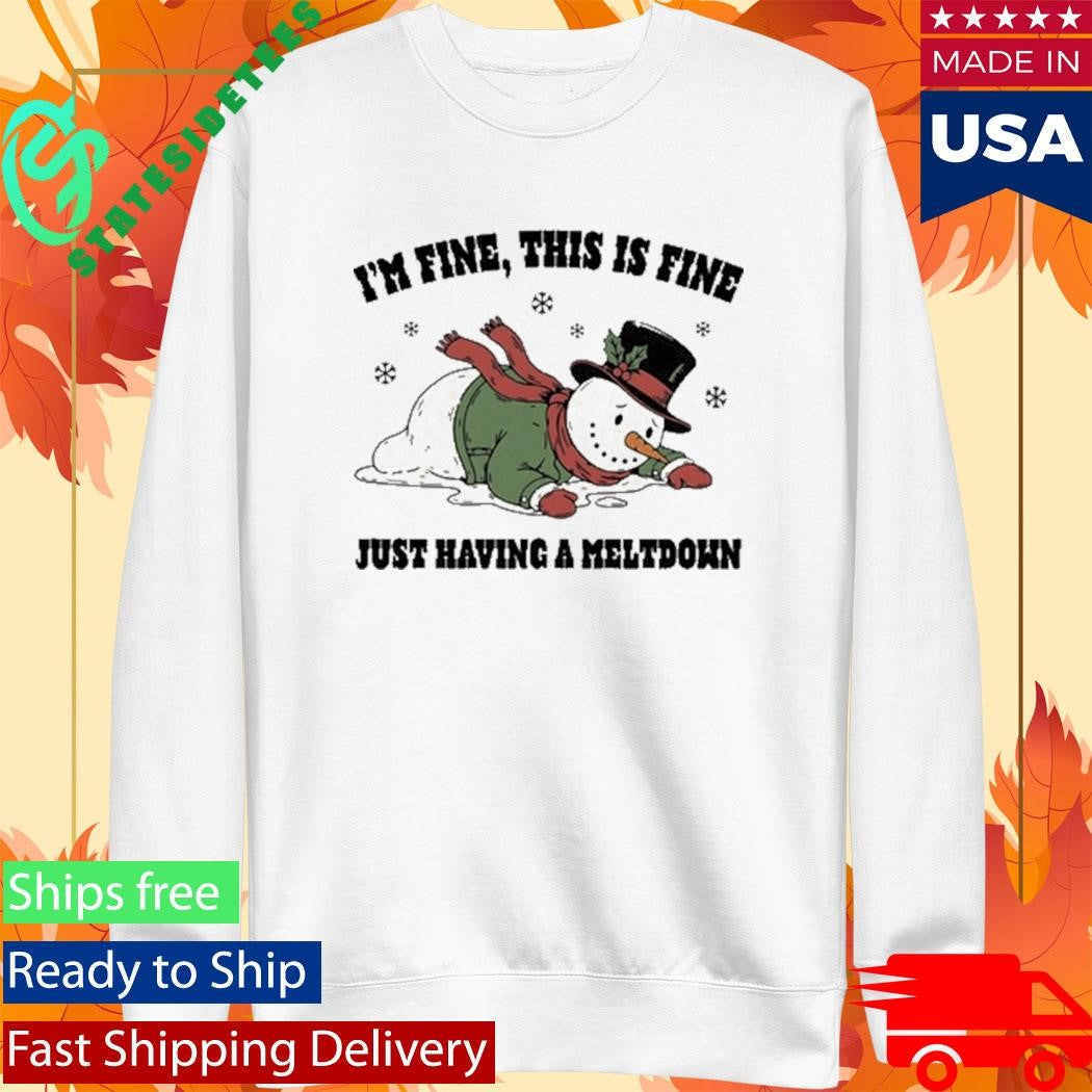 I’m Fine This Is Fine Just Having A Meltdown Shirt