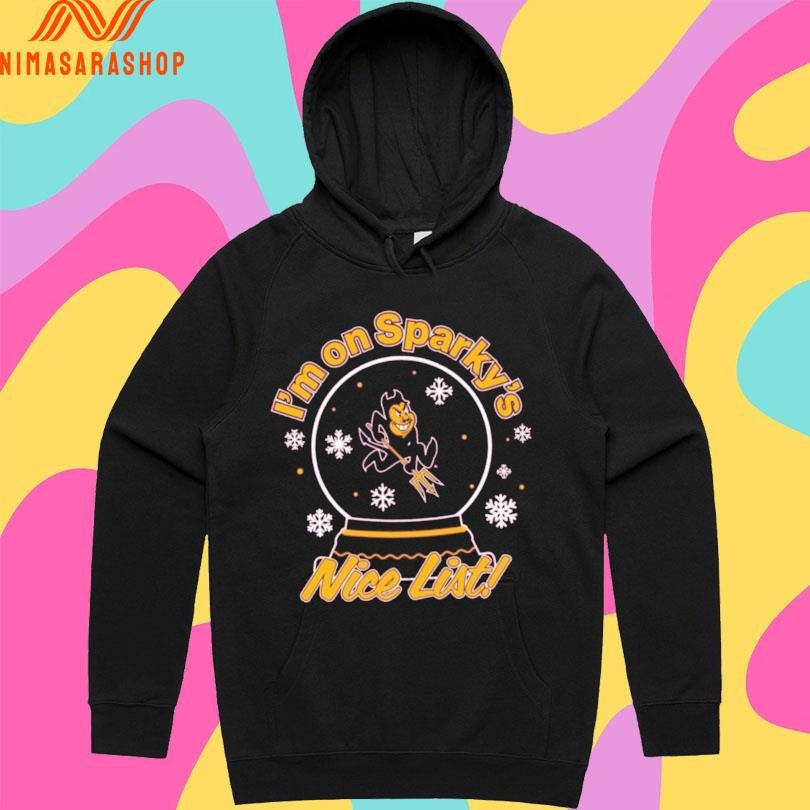 I’m On Sparky’s Nice List Arizona State Sun Devils Men’s Basketball Shirts