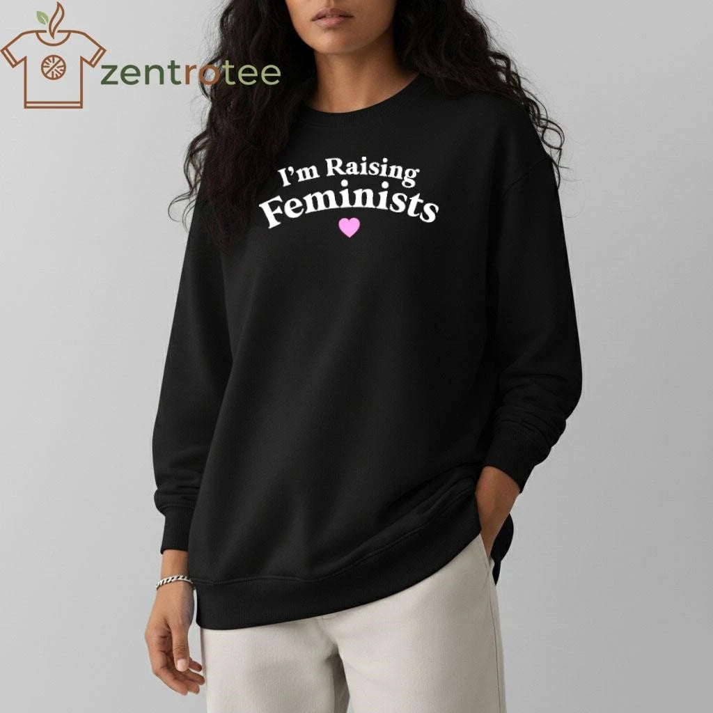 I’m Raising Feminists heart tee