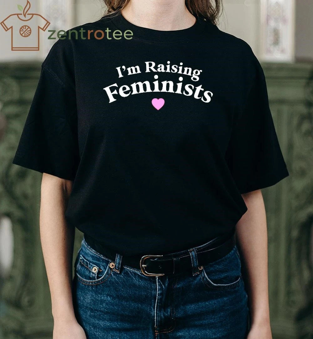 I’m Raising Feminists heart tee