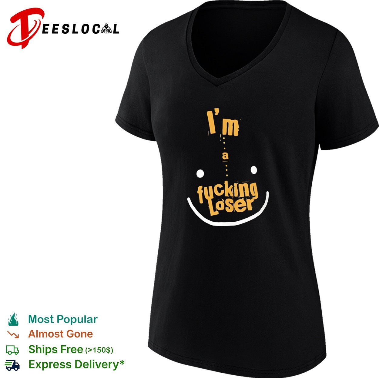 I’m a fucking loser smile face shirt