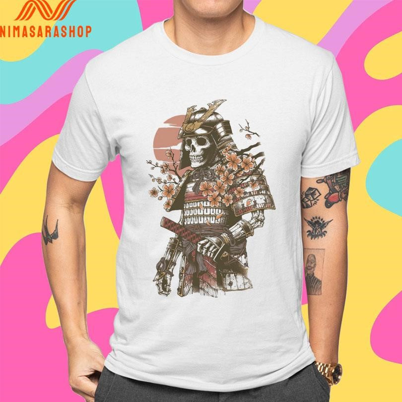Immortal Warrior Samurai Skeleton Shirts