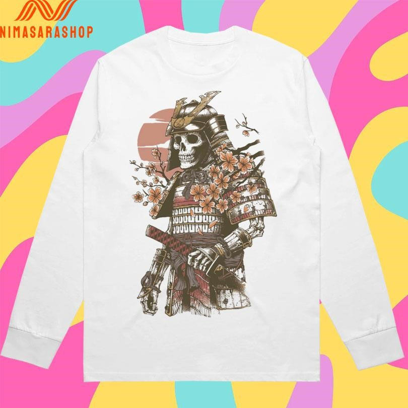 Immortal Warrior Samurai Skeleton Shirts