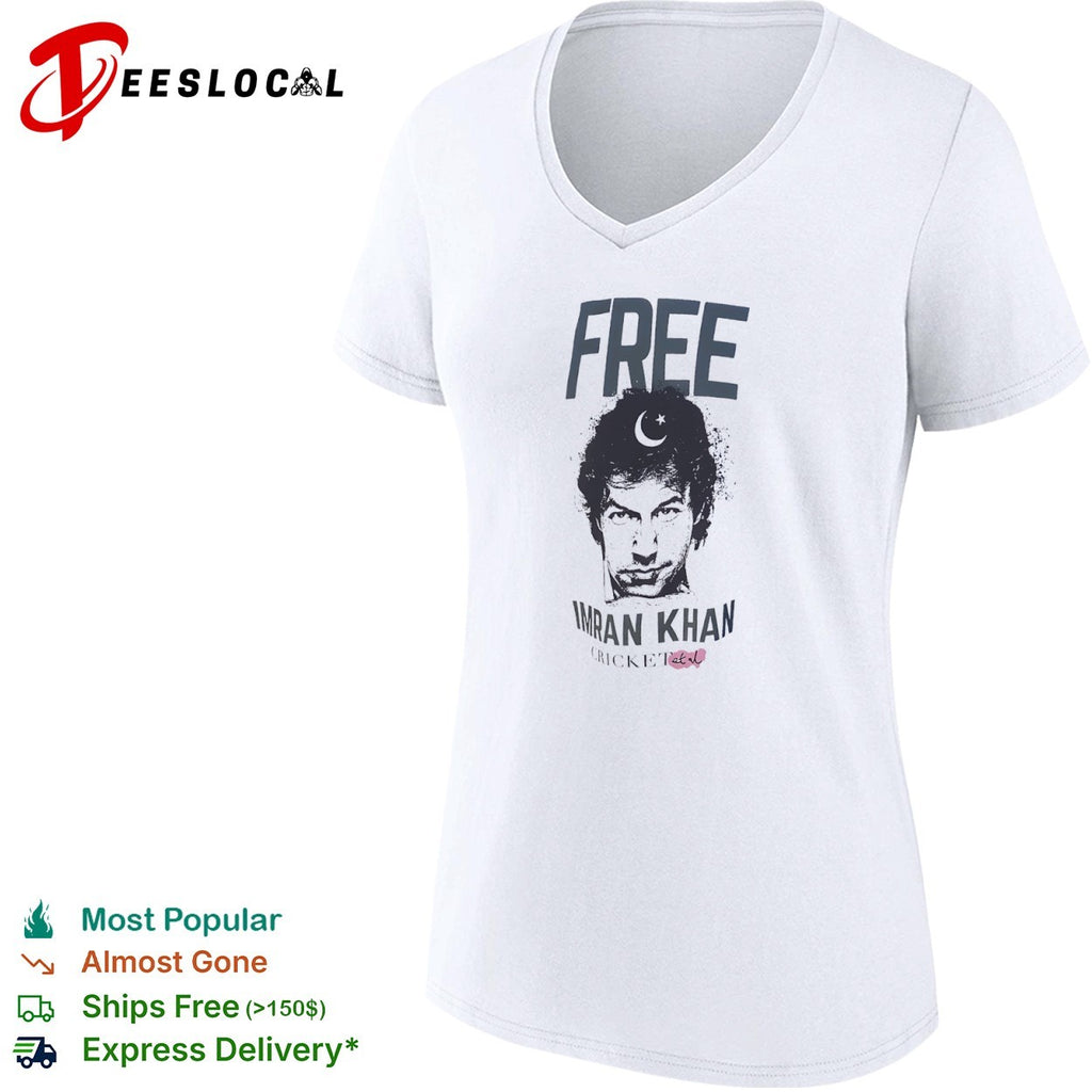 Imran Khan Free Pakistan cricket politician photo shirt