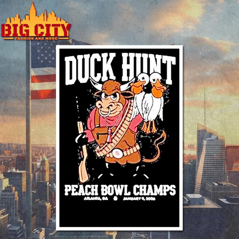 In Duck Hunt Pocket Peach Bowl Champs Shirt