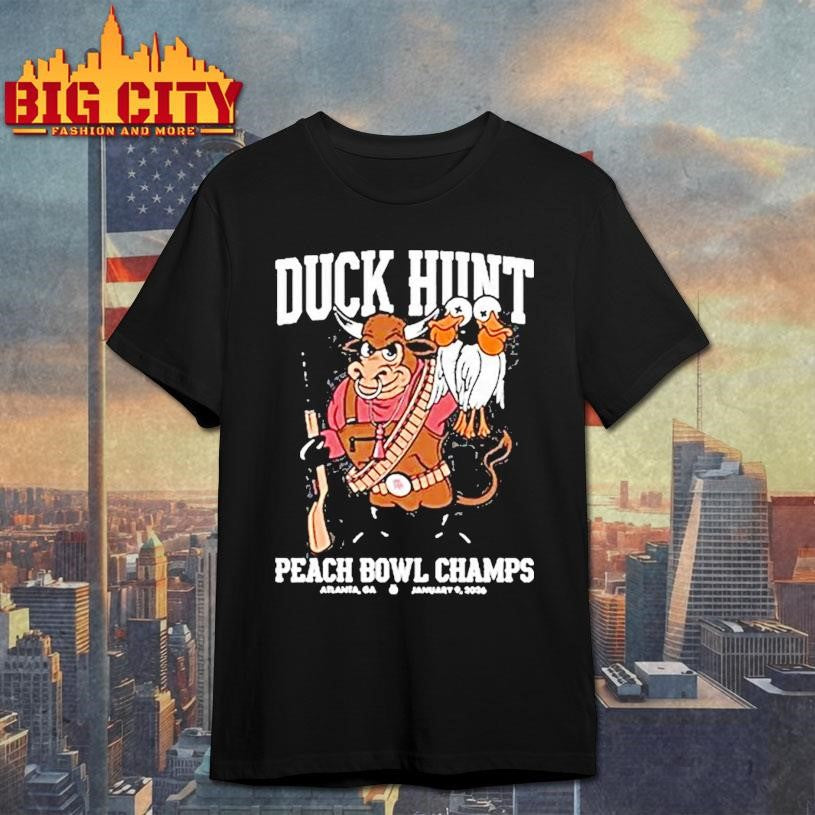 In Duck Hunt Pocket Peach Bowl Champs Shirt