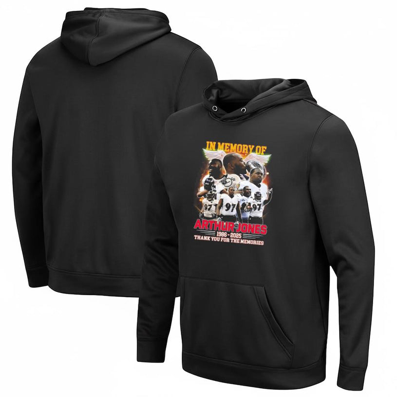 In Memory Of Arthur Jones Baltimore Ravens 2025 Thank You Signature Shirt