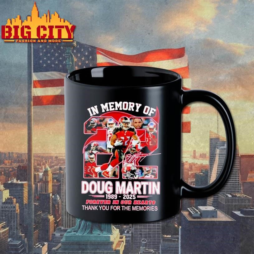 In Memory Of Doug Martin 1989-2025 Signature  Shirt