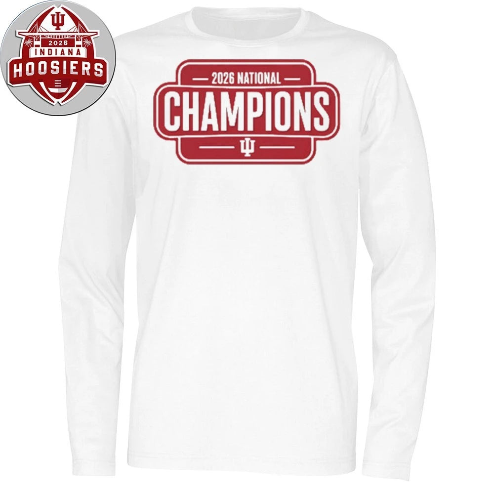 Indiana Champions 2026 National Logo Tee Shirt
