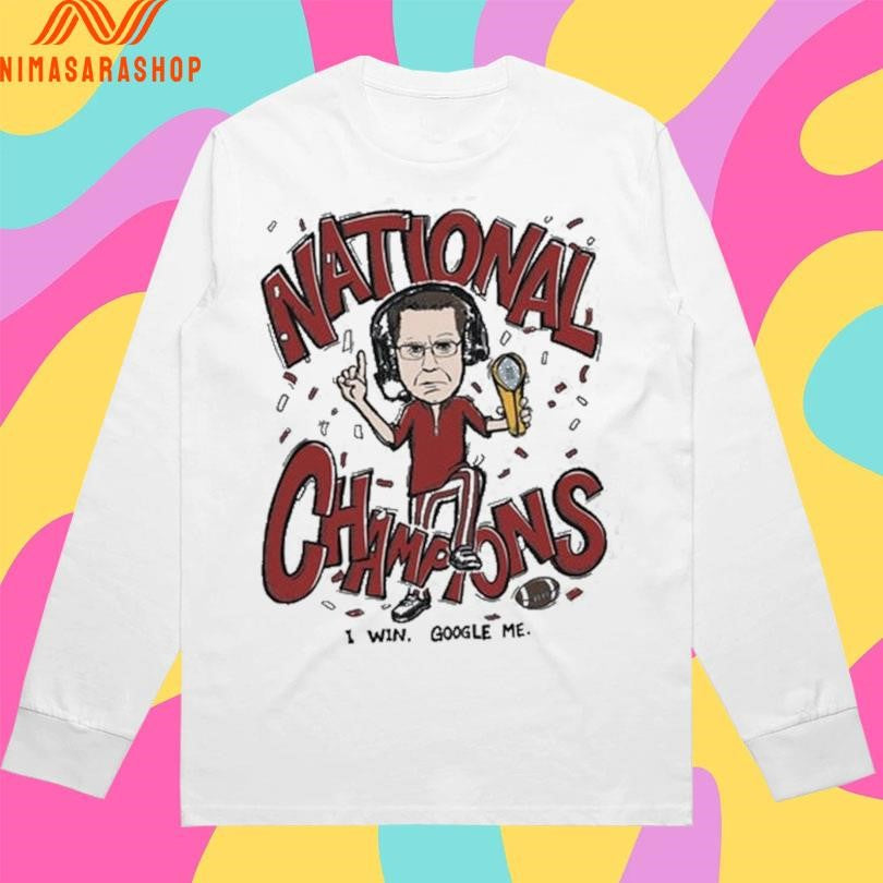 Indiana Cignetti In Coach National Champions I Win Google Me 2026 Shirts