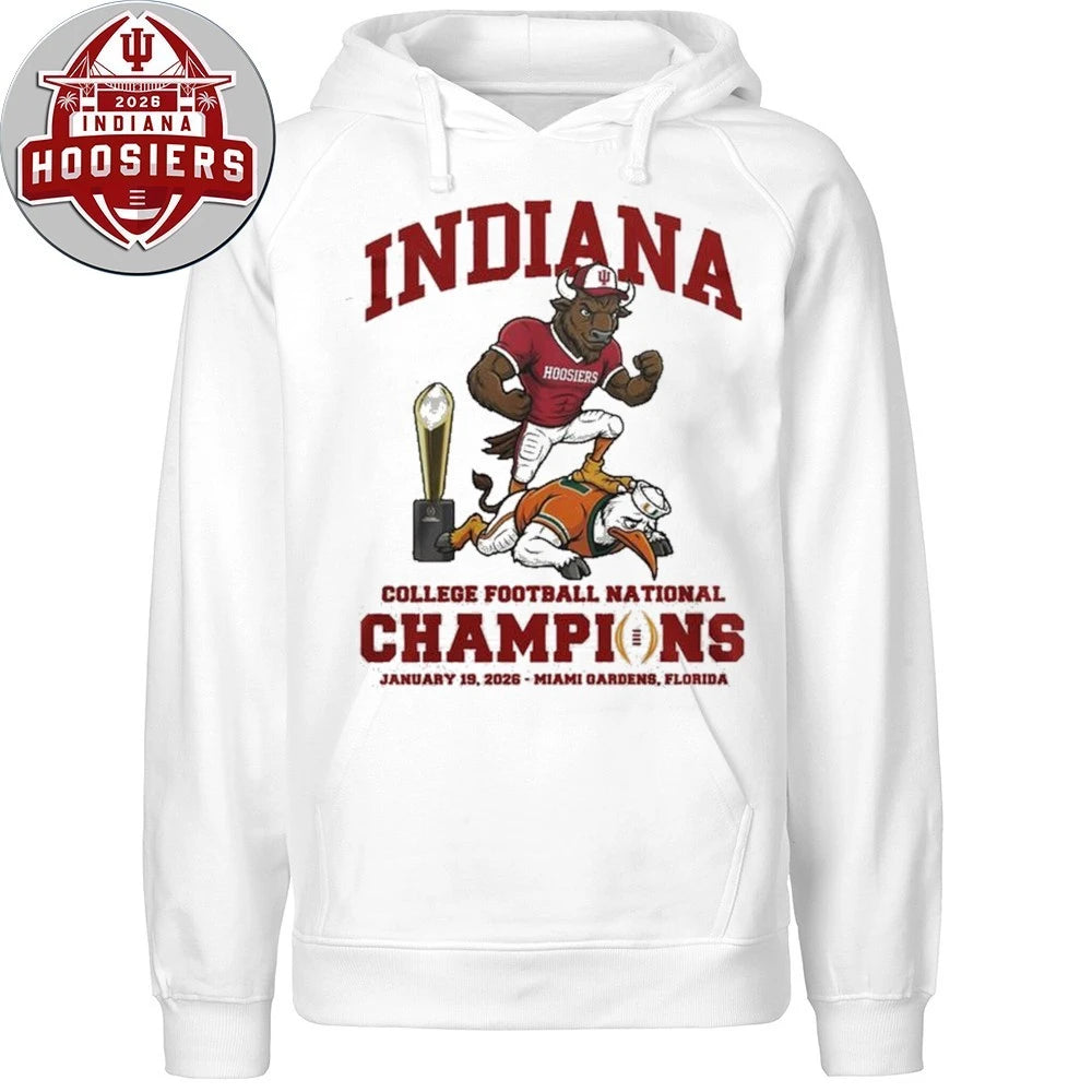 Indiana College Football National Champions January 19 2026 Miami Gardens Florida T-Shirt