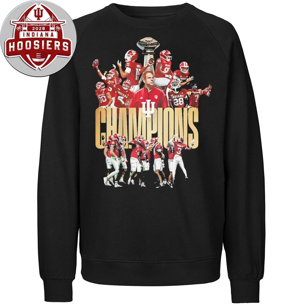 Indiana College Football Playoff National Championship 2026 U Hoosiers Fan Logo Shirt