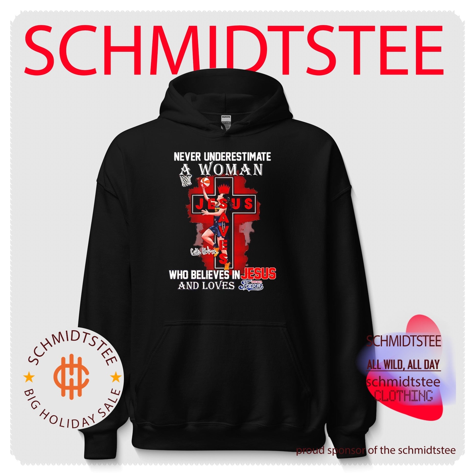 Indiana Fever Caitlin Clark never underestimate a woman who believes in Jesus and loves Fever shirt