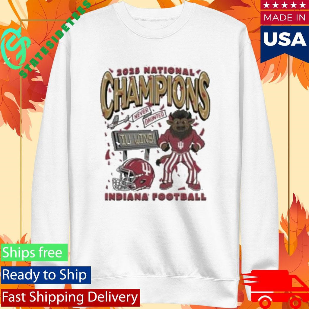 Indiana Football 2025 National Champions Hoosier The Bison Shirt