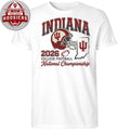 Indiana Football 2026 College Football National Champions Sports Fan Helmet And Map Tee Shirt