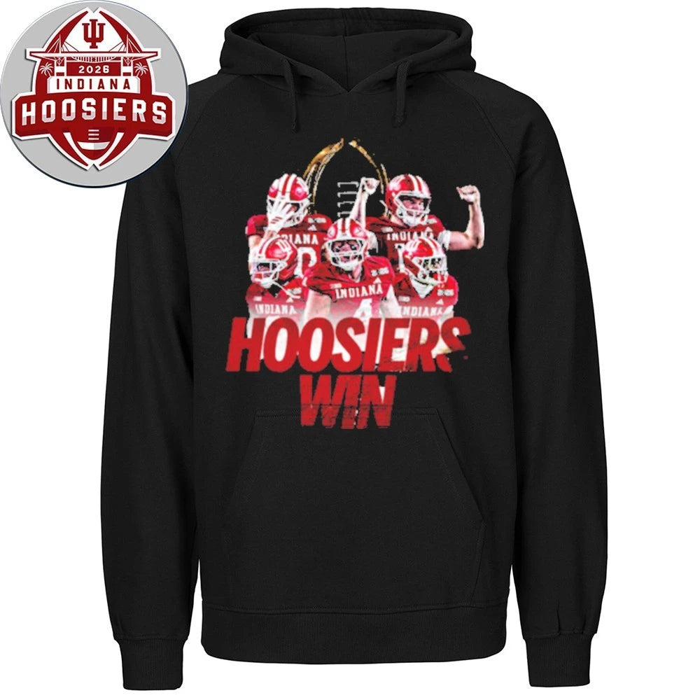 Indiana Football 2026 National Championship Football Logo T-Shirt