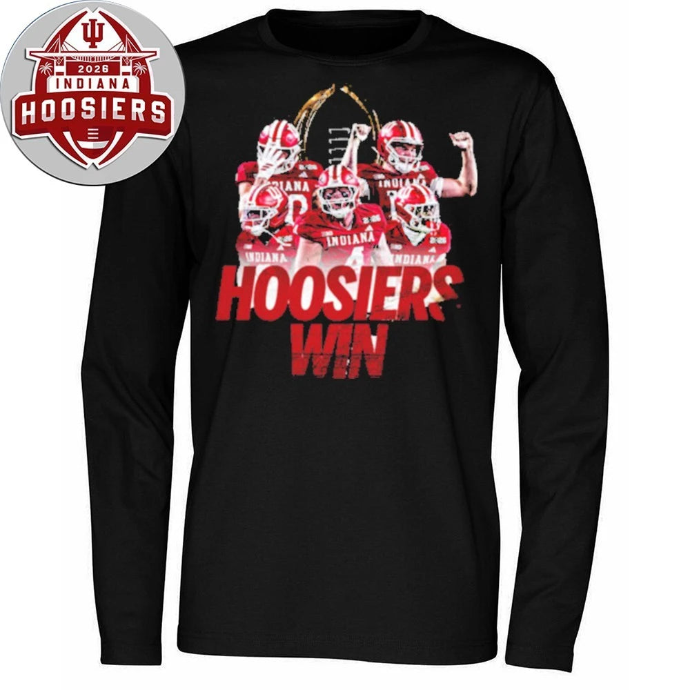 Indiana Football 2026 National Championship Football Logo T-Shirt