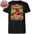 Indiana Football 2026 National Championship Football Mascot And Helmet Tee Shirt