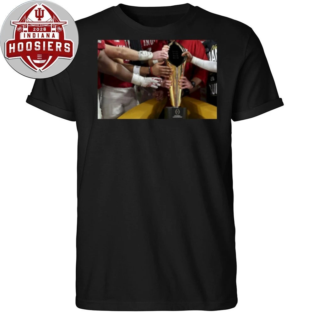 Indiana Football 2026 National Championship Football Mendoza Cup T-Shirt