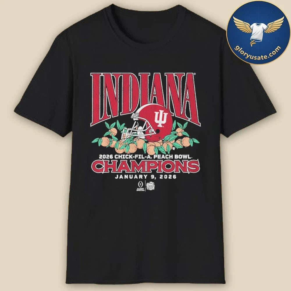 Indiana Football CFP Peach Bowl Champions 2026 Shirt