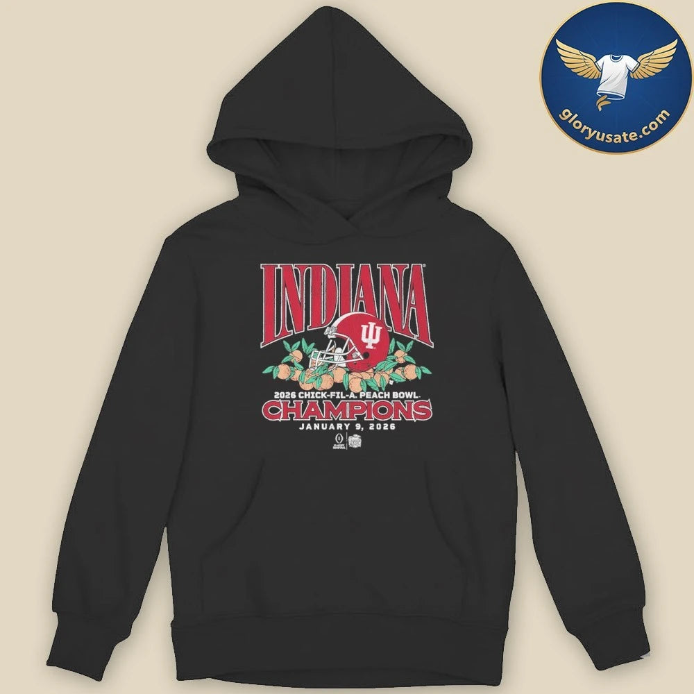 Indiana Football CFP Peach Bowl Champions 2026 Shirt