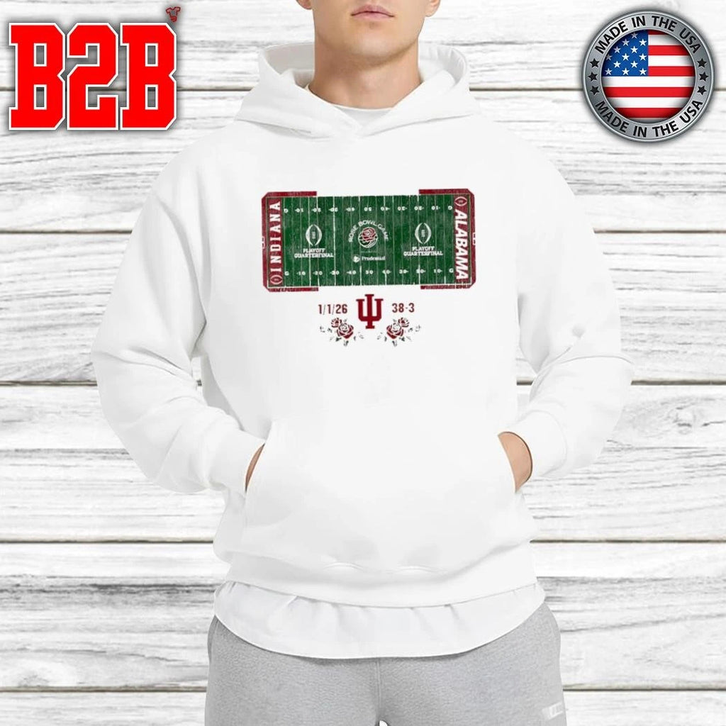 Indiana Football CFP Rose Bowl Champions Field Shirt