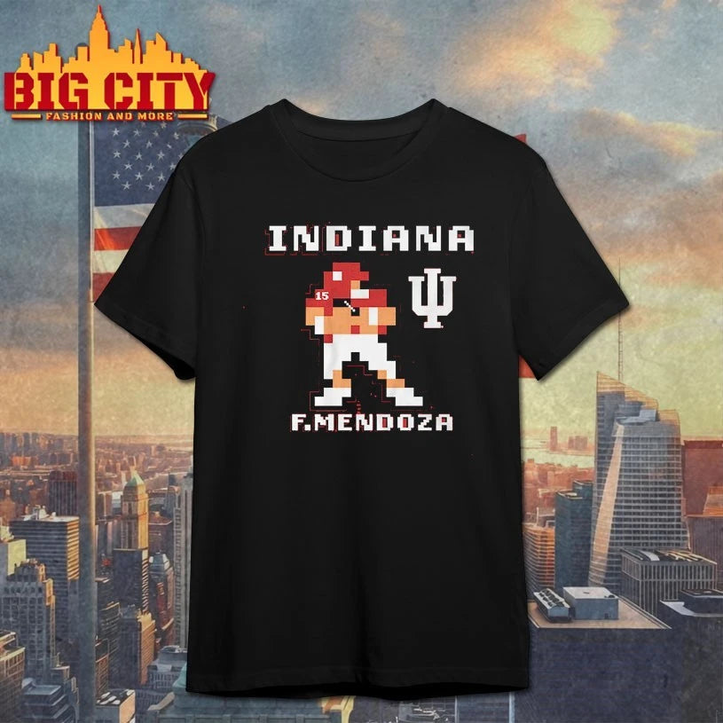 Indiana Football Fernando Mendoza Retro Baller Shirt