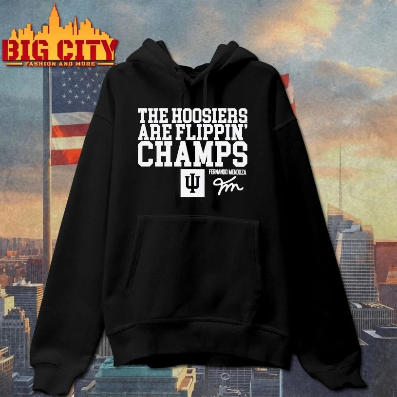 Indiana Football Fernando Mendoza The Hoosiers Are Flippin’ Champs signature shirt