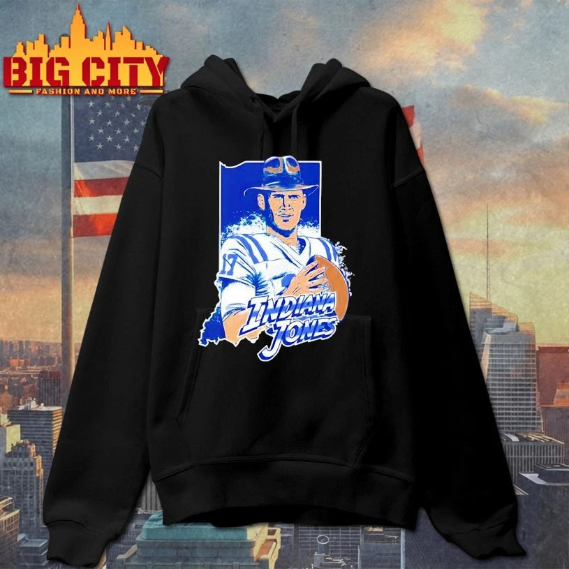 Indiana Jones Daniel Jones Indianapolis Colts cartoon shirts