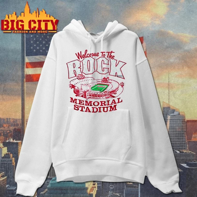 Indiana University Memorial Stadium Welcome To The Rock shirt