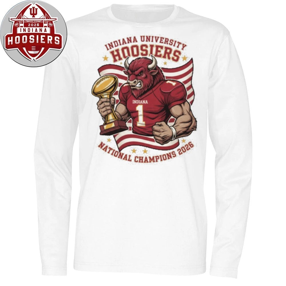 Indiana Victory 2026 Mascot Football Tee Shirt