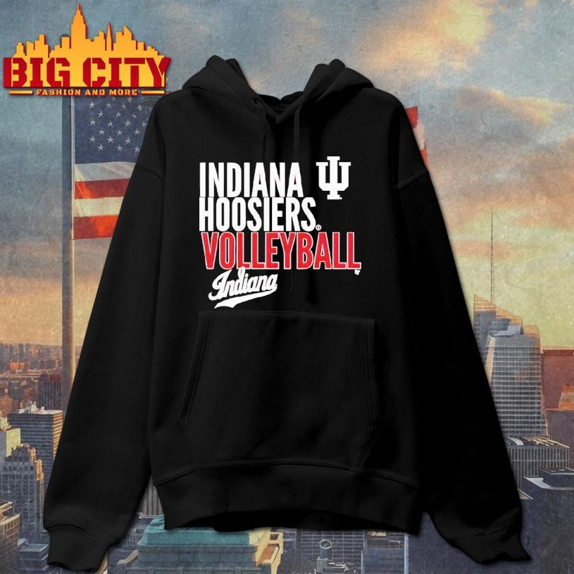 Official Indiana Volleyball Text Logo Shirt