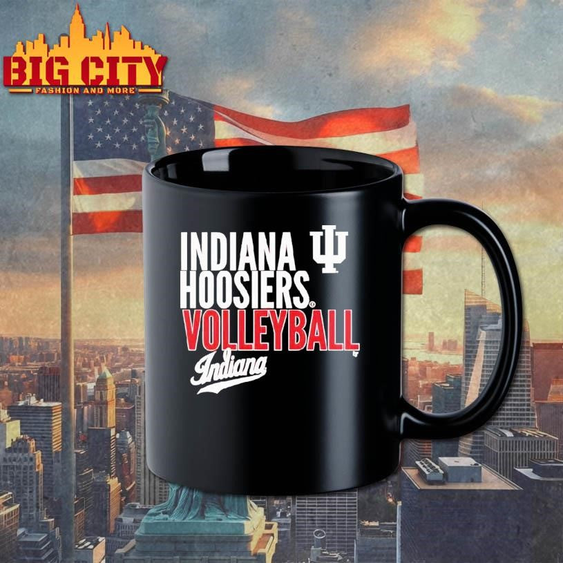 Indiana Volleyball Text Logo Shirt