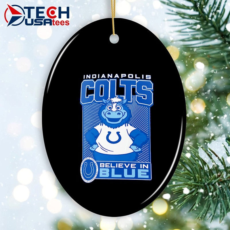 Indianapolis Colts Football believe in blue mascot shirt