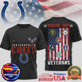 Indianapolis Colts Military Appreciation “Thank You Veterans” Two Sided Shirt