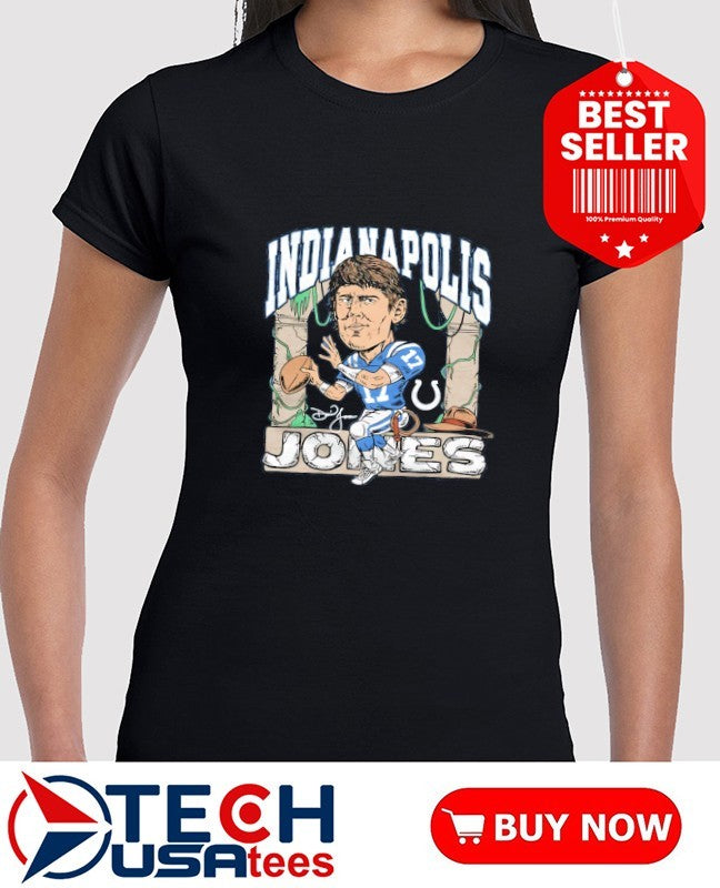 Indianapolis Colts Quarterback Daniel Jones signature shirt
