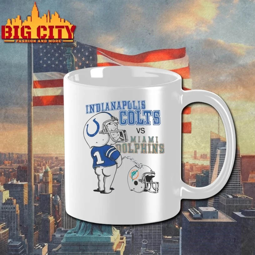 Indianapolis Colts Vs Miami Dolphins Pee shirt