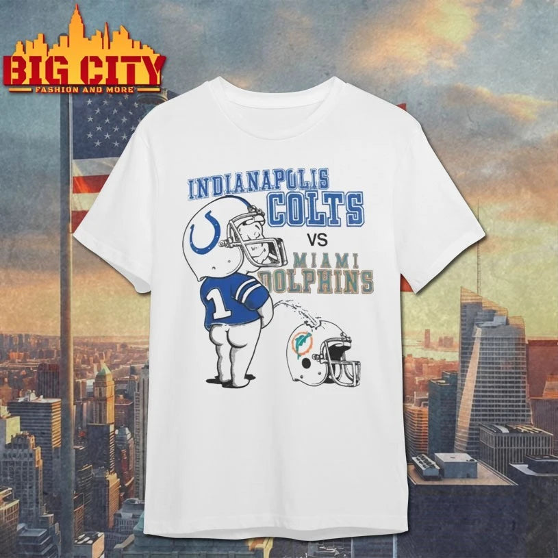 Indianapolis Colts Vs Miami Dolphins Pee shirt