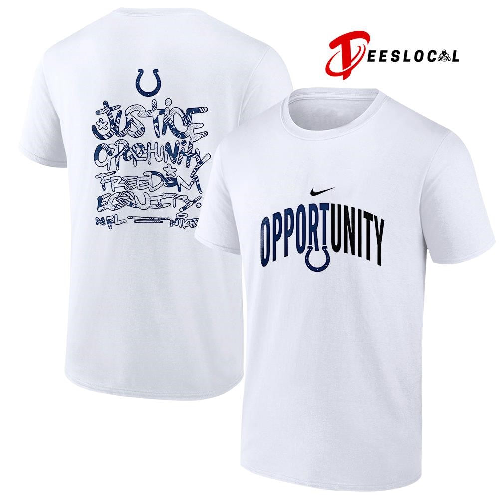 Indianapolis Colts justice opportunity freedom equity shirt