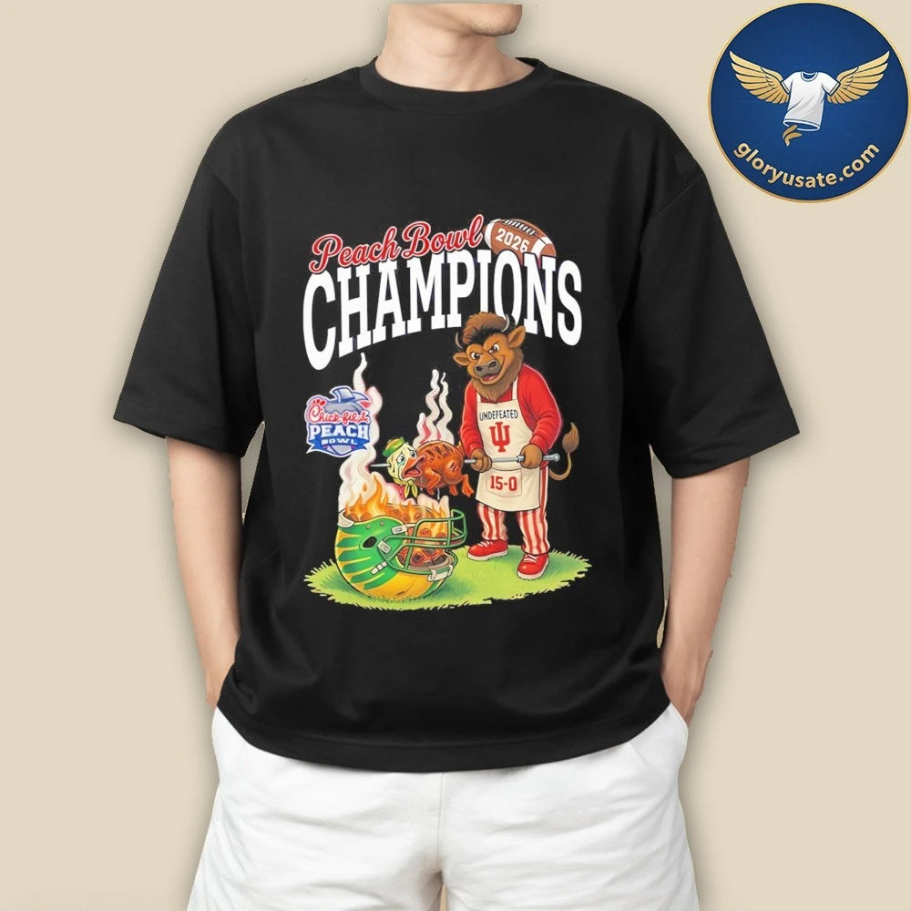 Indianna Hoosiers 2026 CFP Peach Bowl Champions Shirt